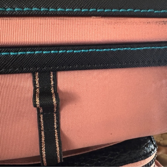 Rare Henry Charles Celest Black Clutch Cosmetic Bag‎ - Picture 15 of 17